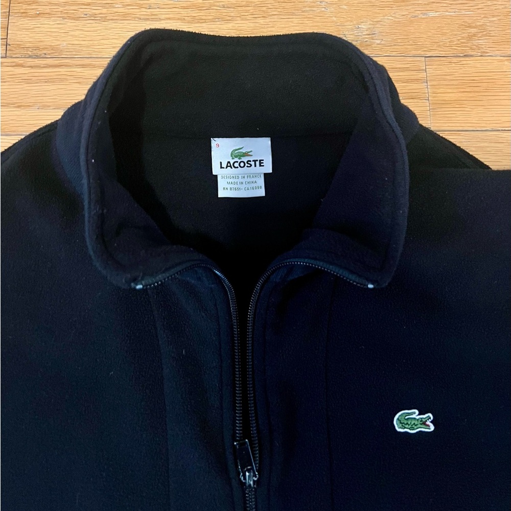 Men’s Lacoste fleece jacket